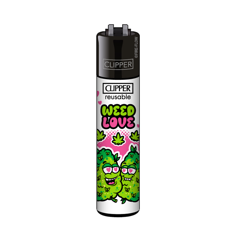 Clipper Feuerzeug 420 Mix 8 - Weed Love