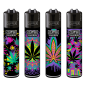 Clipper Feuerzeug Neon Leaves - 4er Set