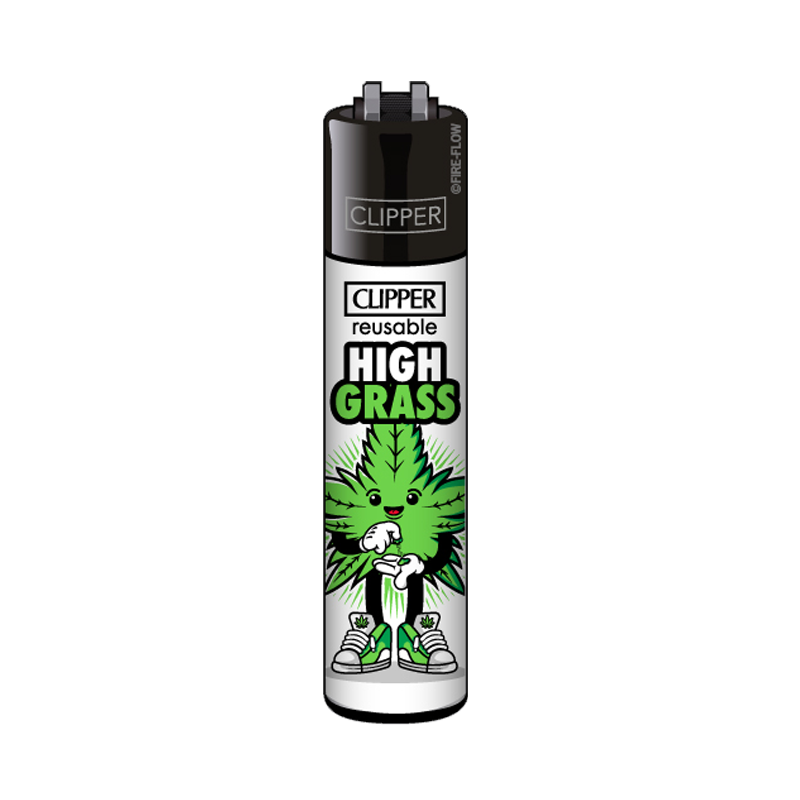 Clipper Feuerzeug Weed Slogan #10 - High Grass