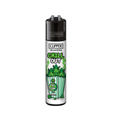 Clipper Lighter Weed Slogan #10 - Chill Out