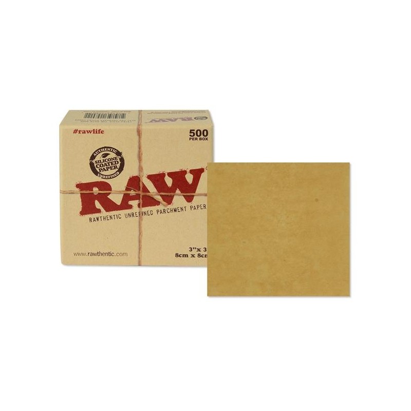 RAW parchment paper 8x8cm 500 pack