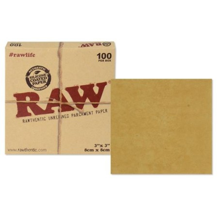 RAW parchment paper 8x8cm 100 pack