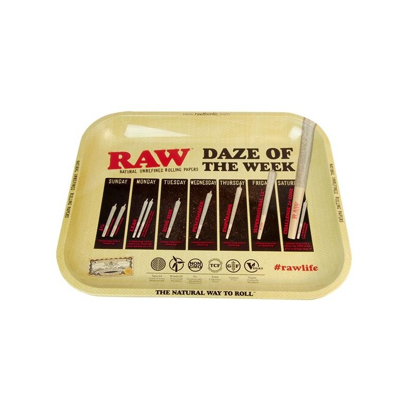 RAW Rolling Tray Daze of the Week large