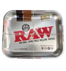 RAW Rolling Tray Steel Metallic large