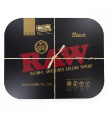 RAW Black Cover for Rolling Tray large