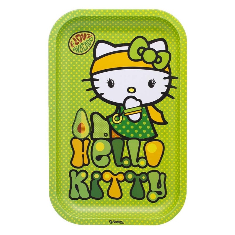 G-Rollz Rolling Tray "Hello Kitty Avocado"