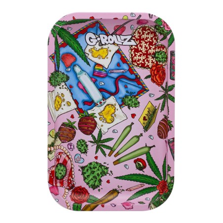 G-Rollz Rolling Tray "Amsterdam Picnic Valentines"