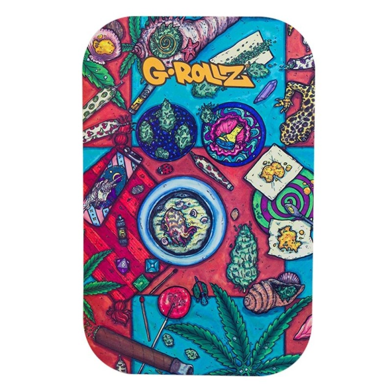 G-Rollz Rolling Tray Magnet Cover "Amsterdam Picnic Checked"