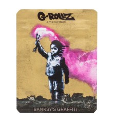 G-Rollz "Banksy's Graffiti Torch Boy" odor-proof sachets 65x85mm 10 pcs.
