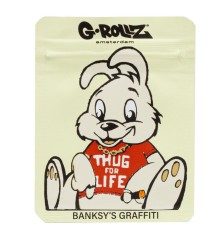 G-Rollz "Banksy's Graffiti Thug for Life" geruchsdichte Tütchen 65x85mm 10 Stk