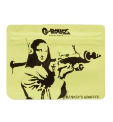 G-Rollz "Banksy's Graffiti Mona Launcher" geruchsdichte Tütchen 105x80mm 8 Stk