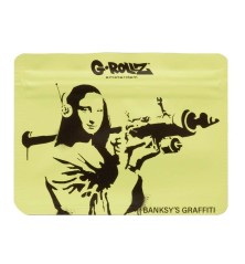 G-Rollz "Banksy's Graffiti Mona Launcher" odor-proof sachets 105x80mm 8 pcs.