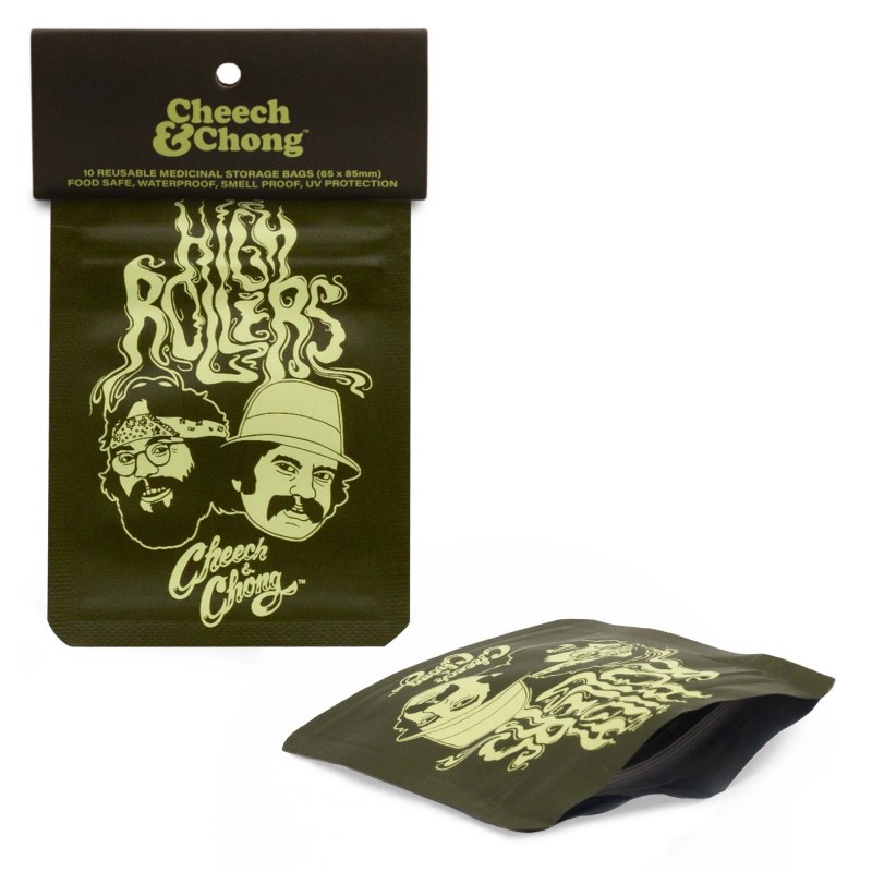 G-Rollz "Cheech & Chong High Rollers" odor-proof sachets 65x85mm 10 pcs.