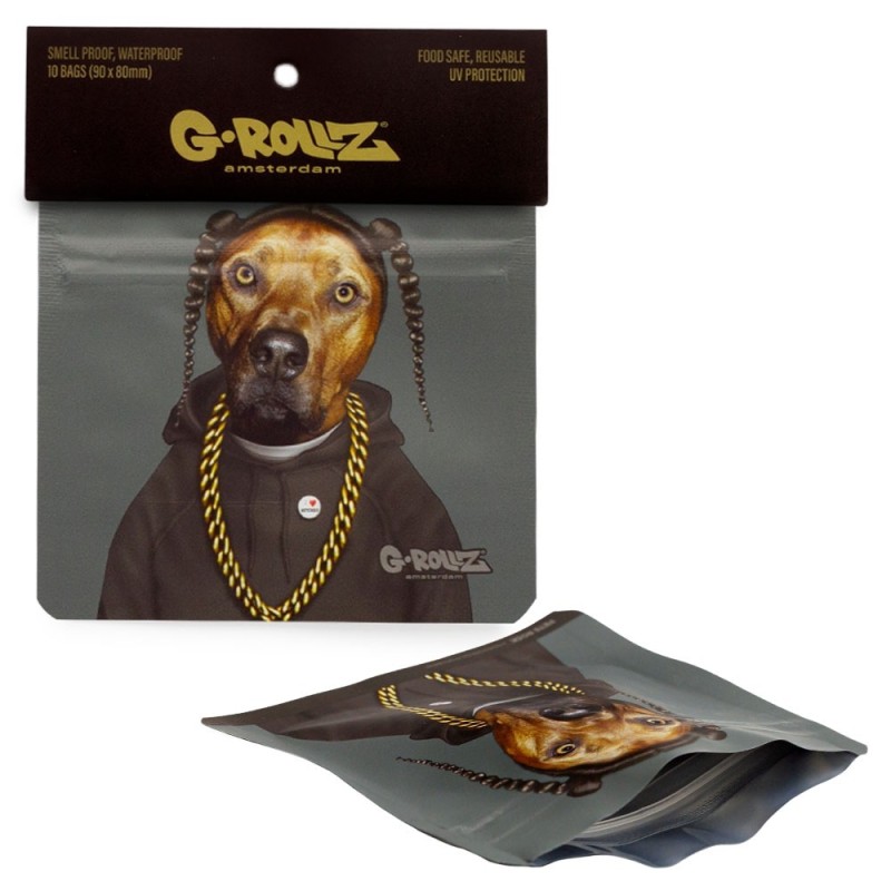 G-Rollz "Rap" odor-proof sachets 90x80mm 10 pcs.