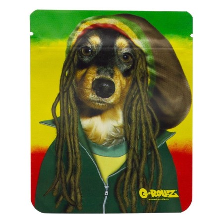 G-Rollz "Reggae" geruchsdichte Tütchen 100x125mm 8 Stk