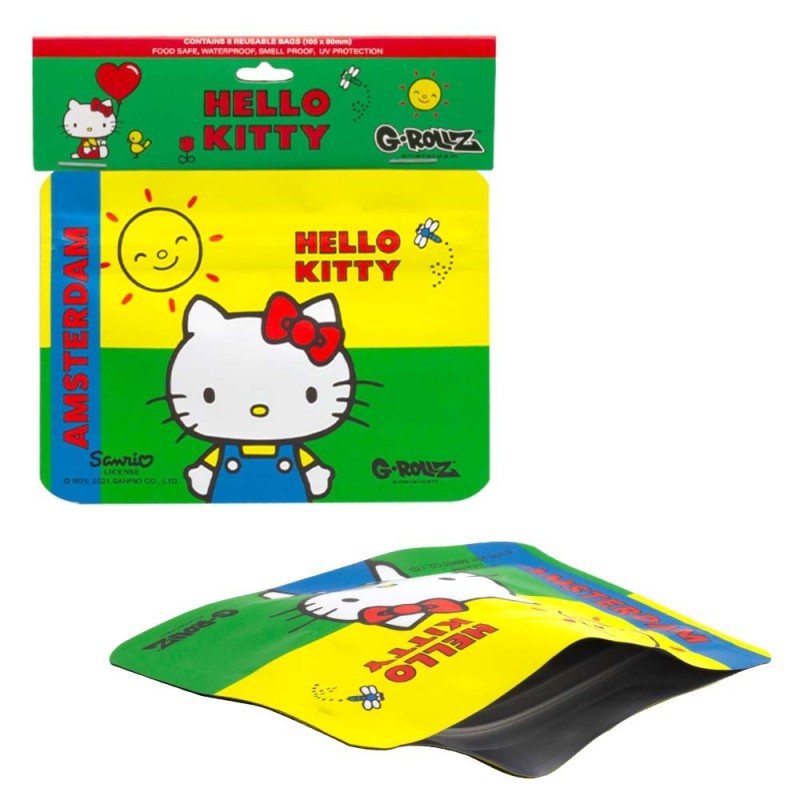 G-Rollz "Hello Kitty Classic Amsterdam" odor-proof sachets 105x80mm 8 pcs.