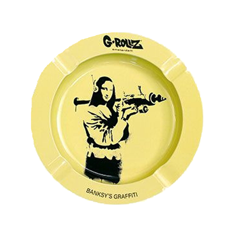 G-Rollz "Banksy's Graffiti Mona Launcher" ashtray