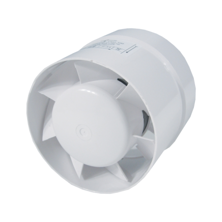 Ventilution axial fan 105m³h - Ø100mm with stepped connection