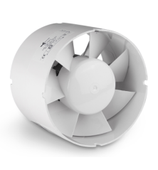 Ventilution axial fan 185m³h - Ø125mm with straight connection