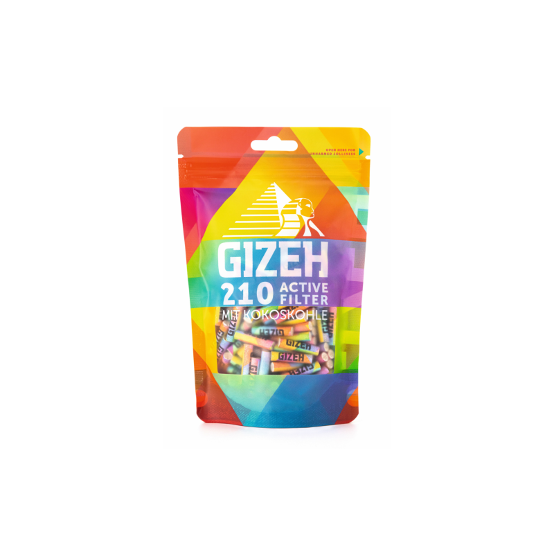 Gizeh Active Filter 6mm 210er Rainbow