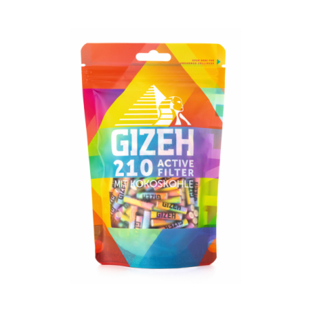 Gizeh Active Filter 6mm 210er Rainbow